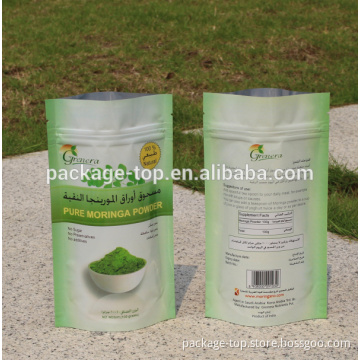 Moisture proof standup bag for moringa powder